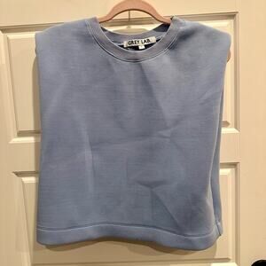 Grey Lab sleeveless sweatshirt tank top